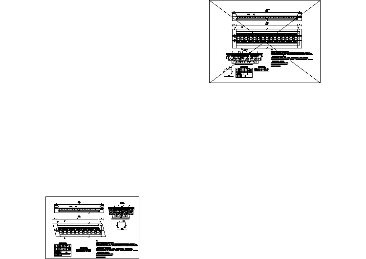 某 2-20m空心板梁桥上部构造图