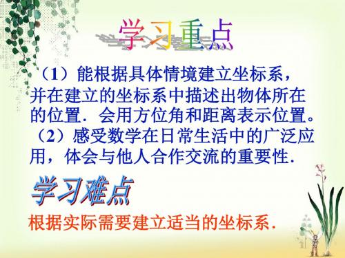 第七章-平面直角坐标系数学活动课件