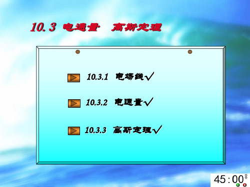 大学物理2电通量 高斯定理