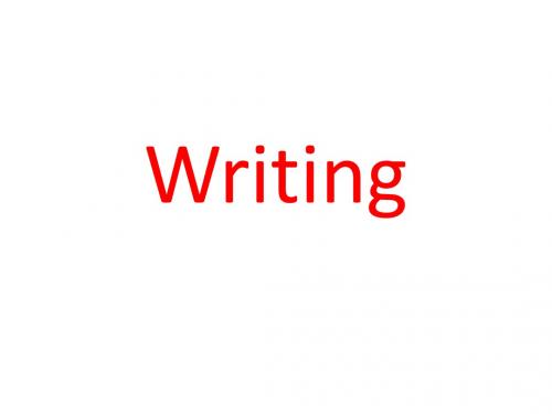 Writing