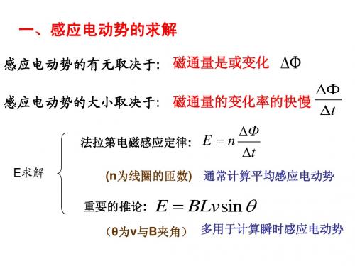 法拉第电磁感应定律习题课