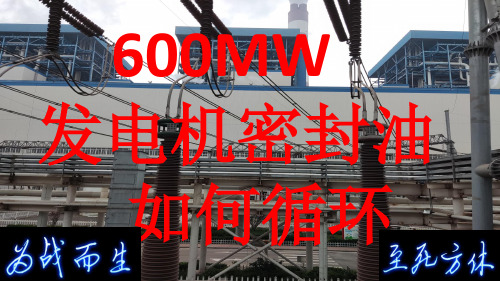 600MW发电机密封油如何循环