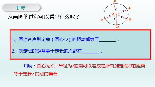 九年级数学上册  24.1圆垂径定理圆心角圆周角124.1.1圆的有关概念1_11-12