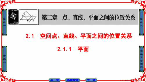 2016-2017学年高中数学人教A版必修二 第二章 点、直线、平面之间的位置关系 2-1 2-1-