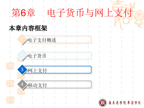 第6章    电子货币与网上支付