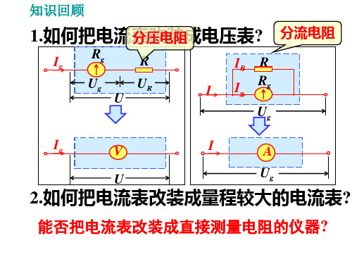 第八节 欧姆表原理