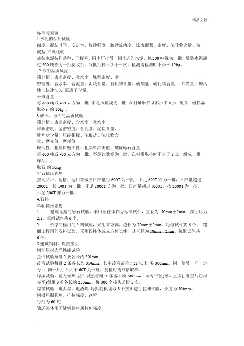 试验规范