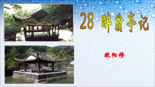 八年级语文下册28《醉翁亭记》教学设计精品课件(人教版)