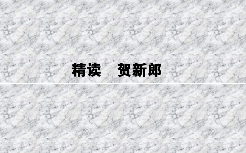 中国现代诗歌散文欣赏：2.1《贺新郎》ppt课件(含答案)