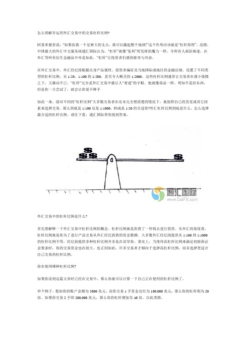 外汇杠杆