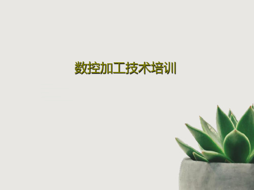 数控加工技术培训共119页文档