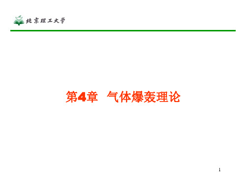 气体爆轰理论 ppt课件