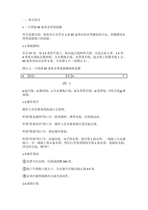 消防训练(水带、消防服、消火栓)课件