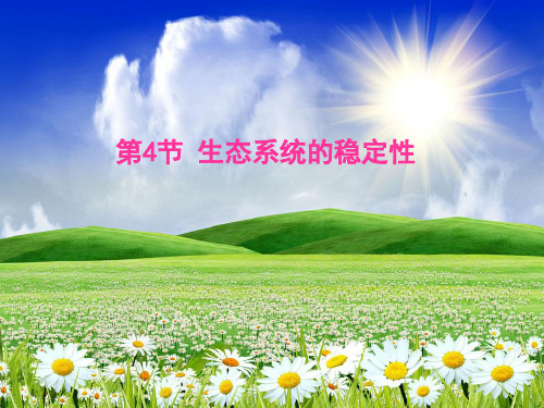 北师大版生物八年级下册生态系统的稳定性PPT课件