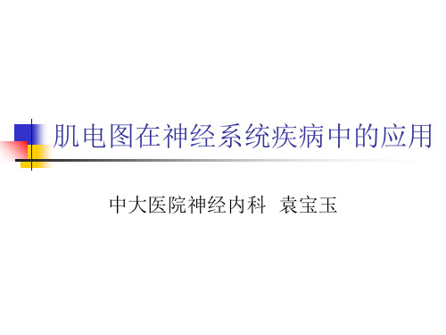 肌电图基础学习资料