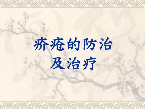 疥疮的防治及治疗PPT课件