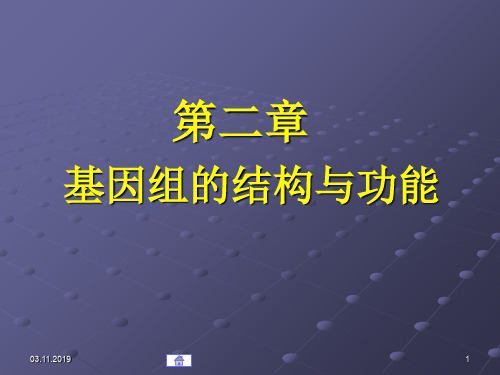 第02章基因组的结构与功能 45页