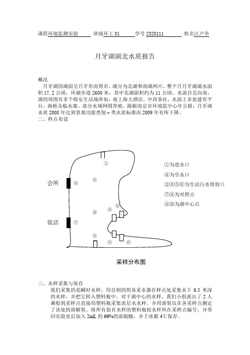 月牙湖监测报告