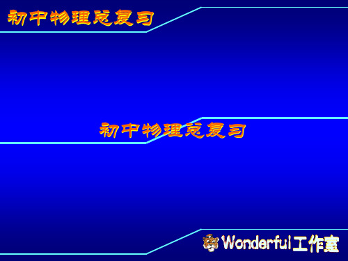初中物理总复习电与磁