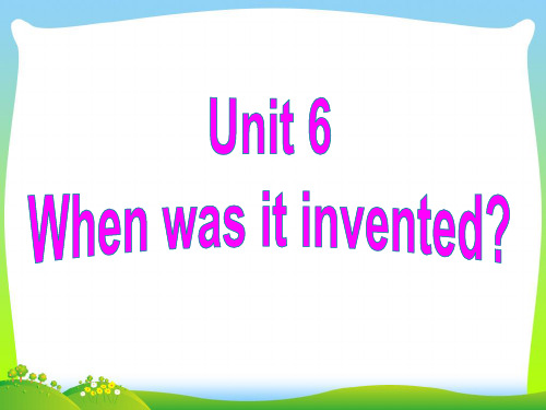 人教版英语九全Unit 6 Section B(2a-2e)课件(共25张PPT)