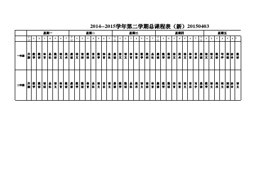 西南正总课程表20150403新