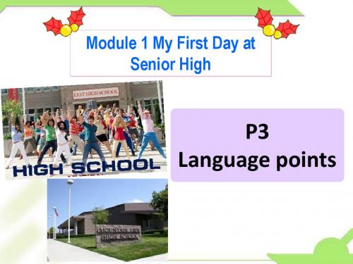 M1P3 Language Points