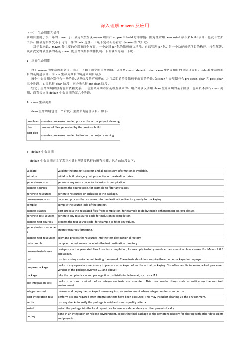 课题_深入理解maven及应用