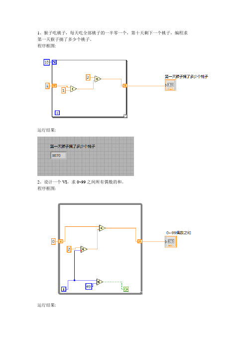 labview习题