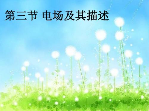 电场及其描述
