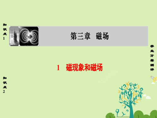 高中物理第3章磁场1磁现象和磁场课件新人教版选修3-1