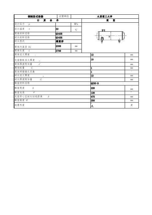 压力容器校核