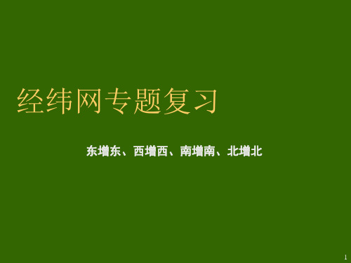 高中经纬网复习大全PPT课件