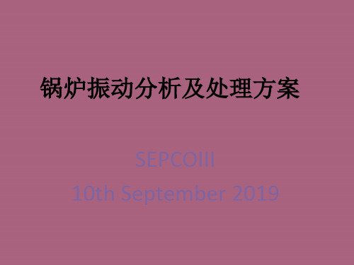 锅炉震动分析及解决方案ppt课件