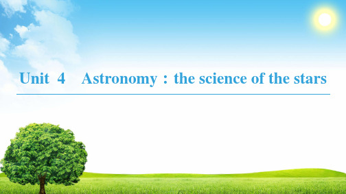 人教版新课标高中英语必修三Unit 4 Astronomy the science of the stars-Reading