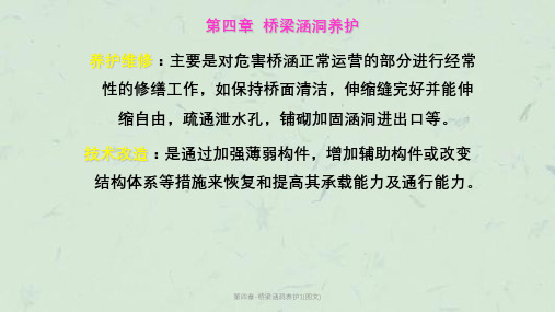 第四章-桥梁涵洞养护1(图文)课件