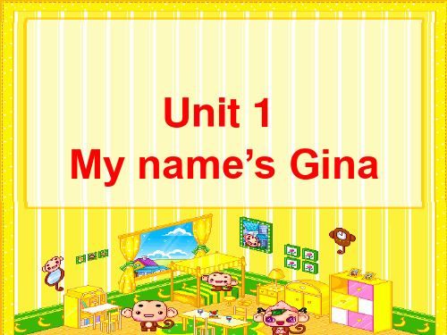 人教版七年级上册英语-Unit1 My name’s Gina 复习课件 (共31张PPT)