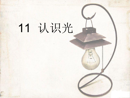 四年级科学11课认识光课件资料