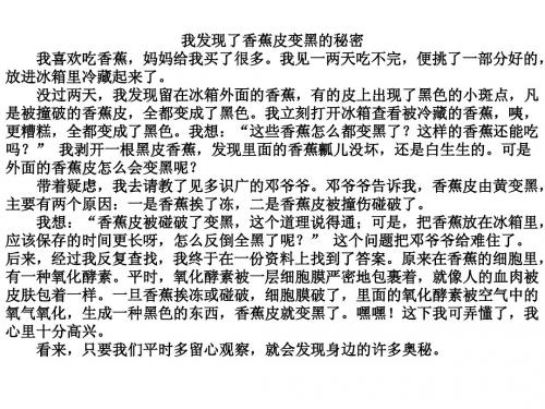 《我的发现》四下