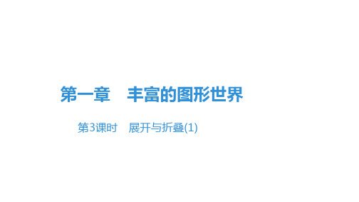 第一章第3课时 展开与折叠(1)-北师大版七年级数学上册课件(共16张PPT)