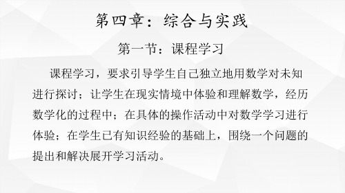初中数学学科知识综合与实践 PPT课件