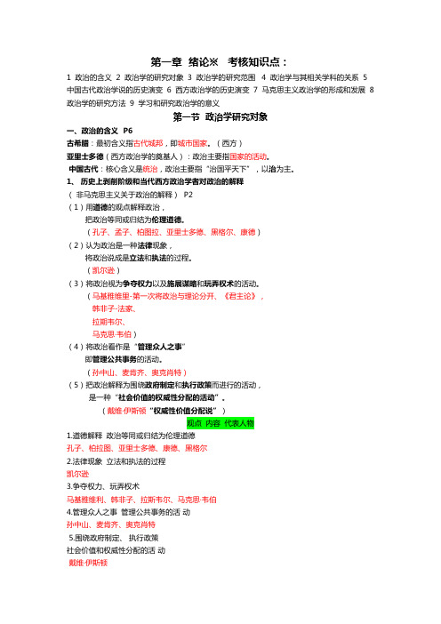 00312政治学概论
