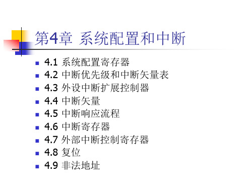 DSP系统配置和中断