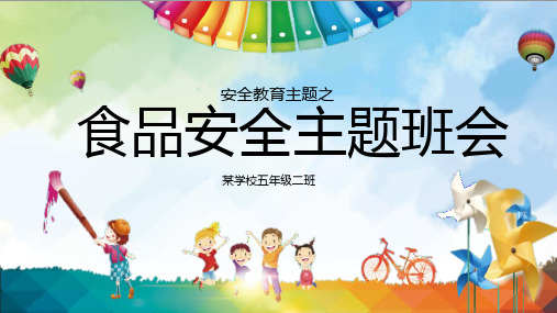 关于食品安全的ppt背景图片