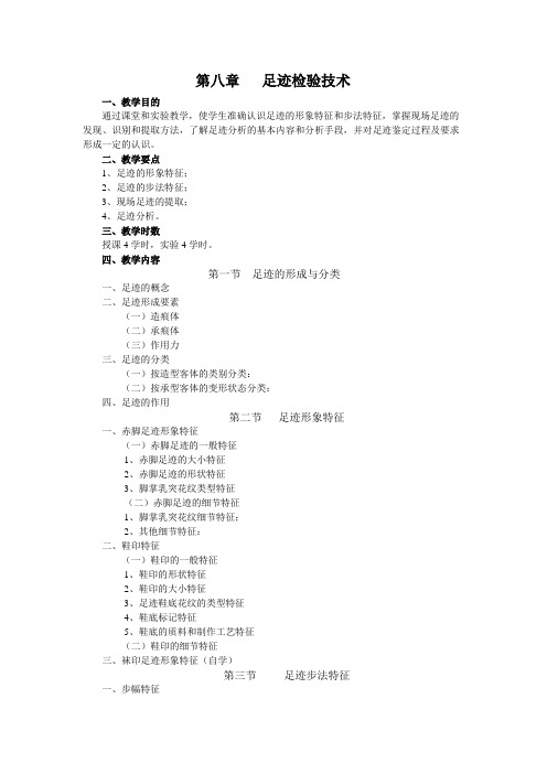 足迹检验技术
