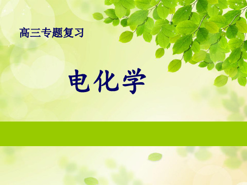 高中化学_高三二轮复习《电化学》教学课件设计