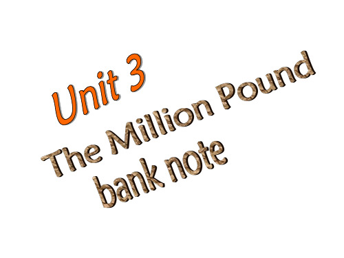 人教版英语必修三unit3reading可用 (共64张PPT)