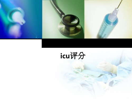 icu评分ppt课件