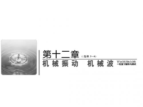 2018届高考物理(人教新课标)总复习课件：12-1机械振动(39PPT)
