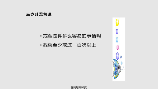戒烟方法与拒烟技巧PPT课件