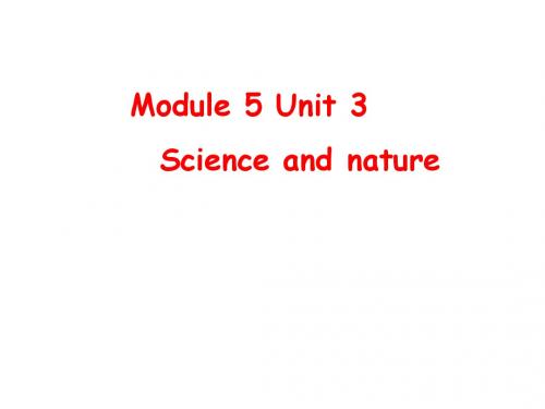 reading语言点M5U3